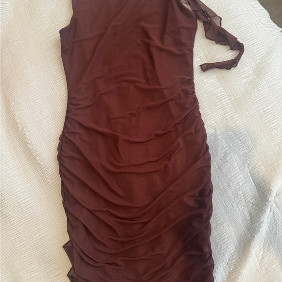 Oh Polly Brown Dress - Picture 3 of 4